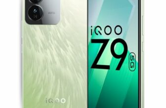 Iqoo Z9 5G (Brushed Green, 8Gb Ram, 128Gb Storage) | Dimensity 7200 5G Processor | Sony Imx882 Ois Camera | 120Hz Amoled With 1800 Nits Local Peak Brightness | 44W Charger In The Box
