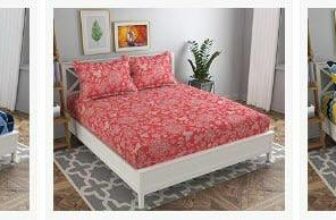 Double Bedsheet @ 199/-  with 2 Pillow Covers