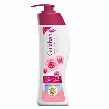 Dabur Gulabari Moisturizing Body Lotion – 400Ml For Dry & Dull Skin, Made With 100% Organic Rose Oil, Dermatologically Tested And Paraben Free