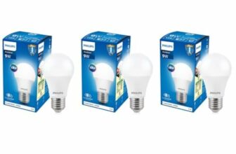 Philips Led 9W Delivers 806 Lumens Ace Saver Led Lamp E27 Crystal White /6500K.