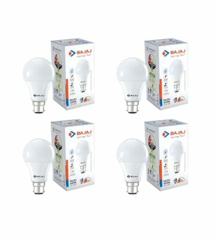 Bajaj Ivora Hb Led Lamp 9W Cdl Cool Daylight B22 Led Bulb (Pack Of 4)