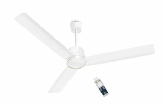 Havells 1200Mm Ambrose Slim Bldc Motor Ceiling Fan | Premium Finish Decorative Fan, Remote Control, High Air Delivery | 5 Star Rated, Upto 60% Energy Saving, 2 Yr Warranty | (Pack Of 1, Elegant White)