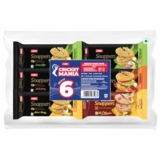 Unibic Snappers Cricket Mania I Assorted Pack I Thin Potato Biscuits I Flavoured Crisps I Pack Of 6 (Cream & Onion, Indie Spice, Achari Mango, Ragi Mast Masala) I 450 Gm
