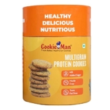 Cookieman Sugar Free Multigrain Protein Cookies – 200G | Healthy Cookies With Wheat, Ragi, Millets And Whey Protein | Healthy Snacking Alternative To Biscuits.